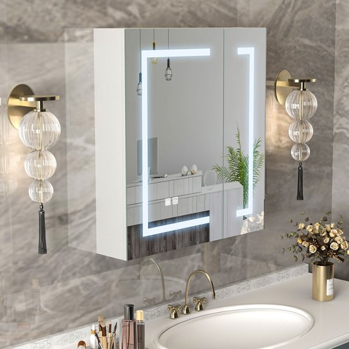 Bathroom led mirror cabinet - bathroom,