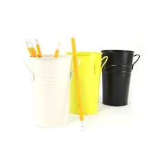 Tall 9x14.5x7cm Bucket with Ear Handles.  Mini Planter Sweet Tree Pails