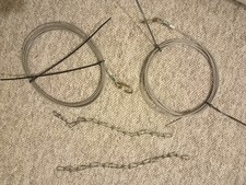 Klepper Aerius folding kayak rudder control wires + chain length adjuster UNUSED