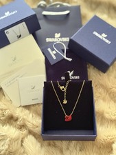 Swarovski Red Swan Necklace