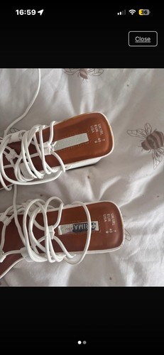 Primark white lace block - lace, up