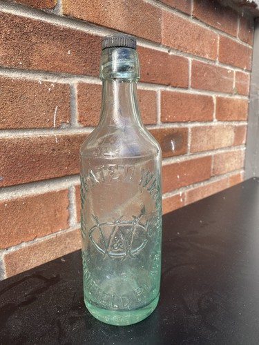 Antique bottle aerated water