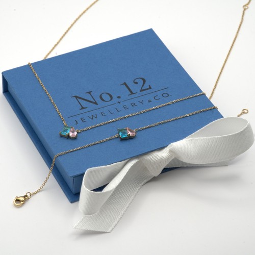 Double birthstone bracelet - birthstone, &