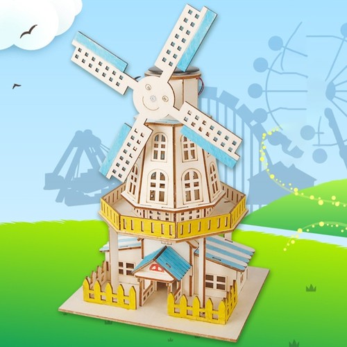 Solar powered wooden - powered,