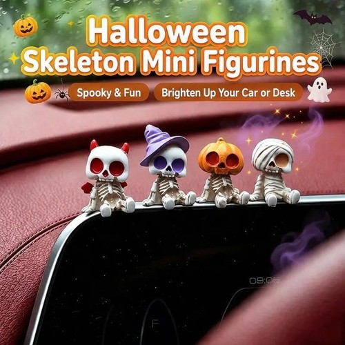4pcs halloween mini - 4pcs, figurines