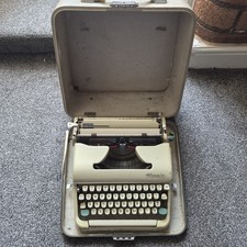 Olympia Typewriter with Case