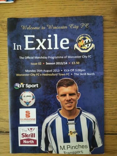 Worcester city hednesford - worcester, v