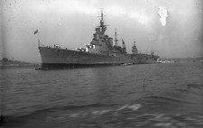 HMS RENOWN  ROYAL NAVY SHIP PICTURE  H.M.S.RENOWN with Aircraft Carrier