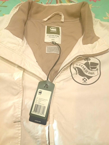 Star raw men beige cotton - beige,