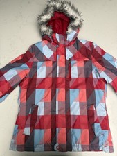 O’Neill Ski/Snowboard Jacket. Red/Coral/Blue. Size 176. Age 16yrs. Or For Adults
