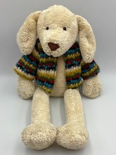 Jellycat Medium Jumperjack Puppy Beige Dog with Knitted Cardigan Retired 33cm