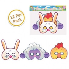 72 x Easter Card Masks Toys