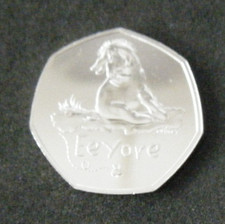2021 Eeyore Winnie the Pooh BU 50p Fifty Pence Coin Brilliant Uncirculated