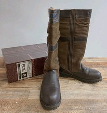 Rydale Malham Zip Long Country/Yard/Equestrian Pull On Boots Sz 8 UK Boxed AC