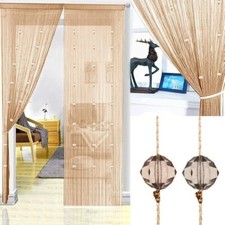 AIZESI Beaded Door Curtain
