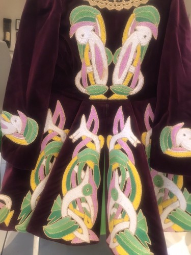 Irish dancing costume purple - dancing,