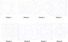 Tile stencil - floor or wall