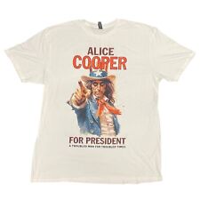 Alice Cooper For President Whistle Stop World Tour 2024 With Dates Merch T-Shirt