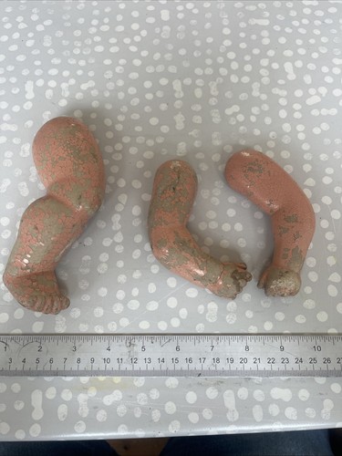 Vintage doll parts composition - doll,