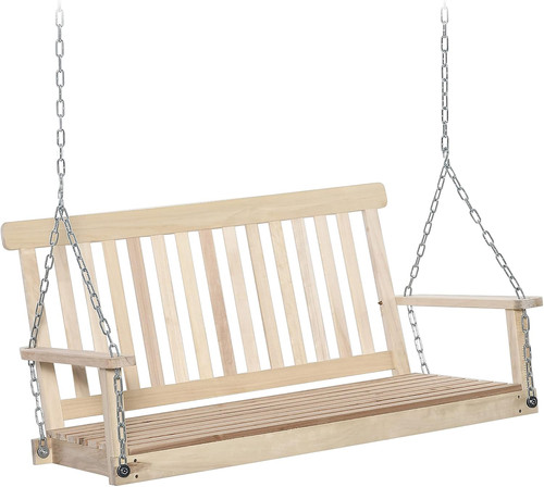 Outdoor wooden seater swing - wooden,