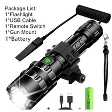 Led flashlight picatinny rail - flashlight,