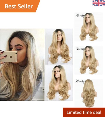 Long ombre blonde - long, front