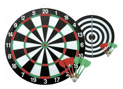 Dart board 43cm double sided - dart,