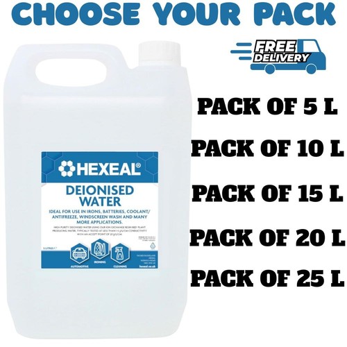 Deionized water 5litre battery - water,