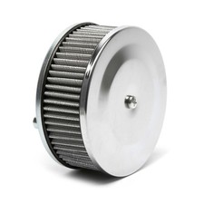 Chrome Air Filter, 3" Tall
