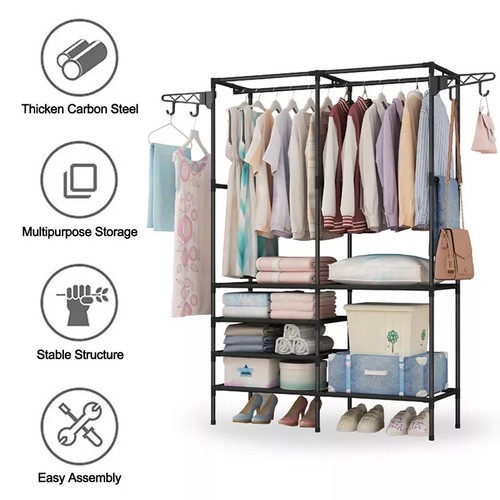 Heavy duty clothes - clothes, rail