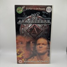 WWF ARMAGEDDON - VHS Video Tape - 1999 - WWE / WCW / ECW / Triple H / Undertaker