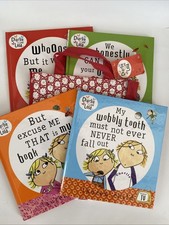 Charlie and Lola 4 Hardback Books Collection in Canvas Gift Carry Bag