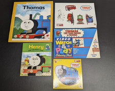 Collection of Thomas the tank engine books stickers and dvd