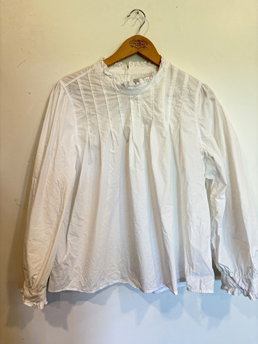 Rails white cotton mock neck - white,