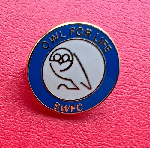 Enamel sheffield wednesday - enamel, owl