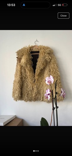 Mongolian curly shearling - shearling,