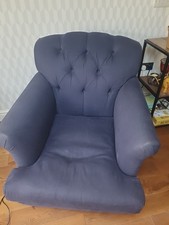 Loaf button-back armchair  in