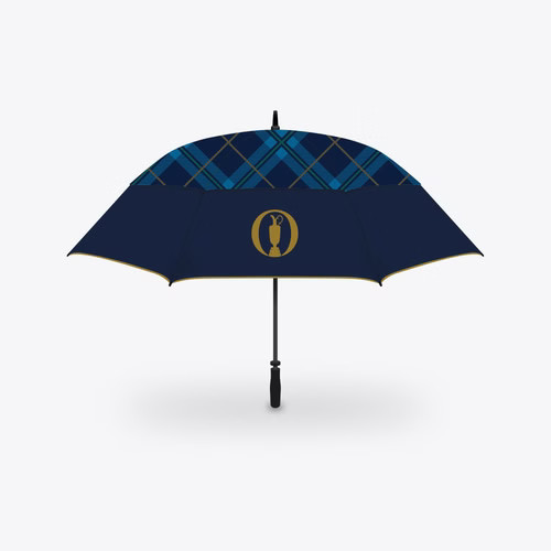 The open umbrella tartan - open,
