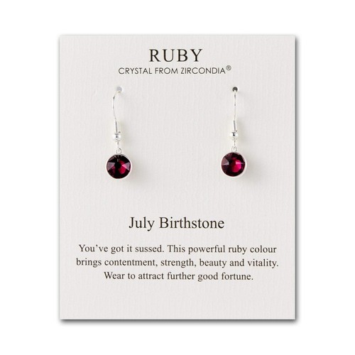 July birthstone drop earrings - drop,