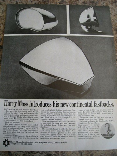 Harry moss wing mirrors - wing, 1969