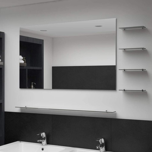 Wall mirror with shelf - wall,