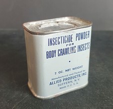 WW2 American Army GI Personal Medical Tin from French Village of Tinchebray #2