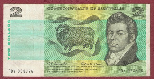 Australian paper banknote - australian,