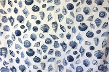 Vtg Custom Blue Seashell
