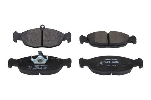 Front brake pad set - pad, for