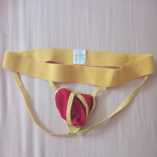 Red yellow mesh style - mesh, jock