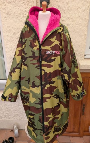 Dryrobe camo pink fleece - camo, &