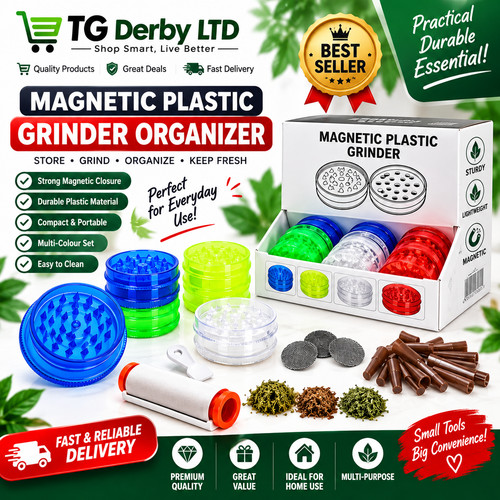 Magnetic plastic grinder 60mm - plastic,