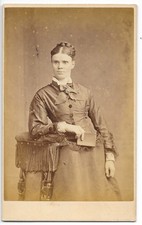 CDV Carte de Visite London A Williams photo Crouch End Hornsey Young Lady name