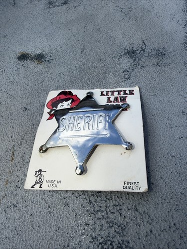 Toy sheriff badge - sheriff,
